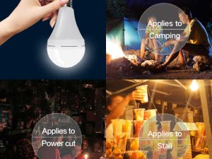 공장 가격 AC DC LED 조명 SKD 충전식 전구 LED 전구 원자재 SKD LED 전구 하우징 E27 B22